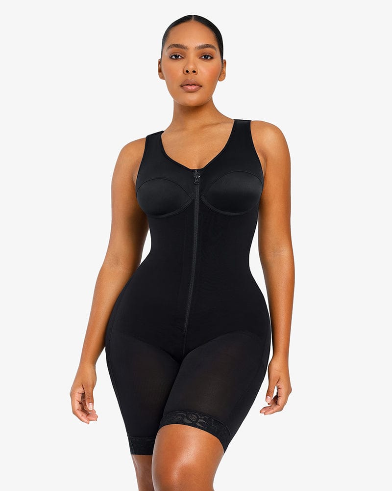 Shapellx AirSlim Firm Tummy Compression Bodysuit Shaper W/ Butt