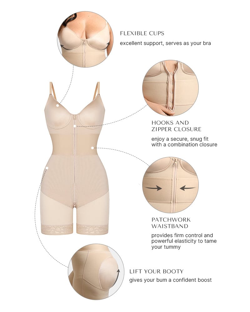Bare Essentials™ AirSlim® ElasticFuse Waistband Shaping Bodysuit