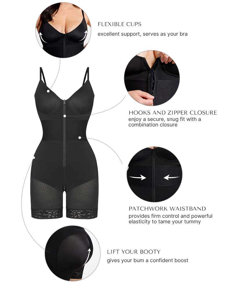 AirSlim® ElasticFuse Waistband Shaping Bodysuit