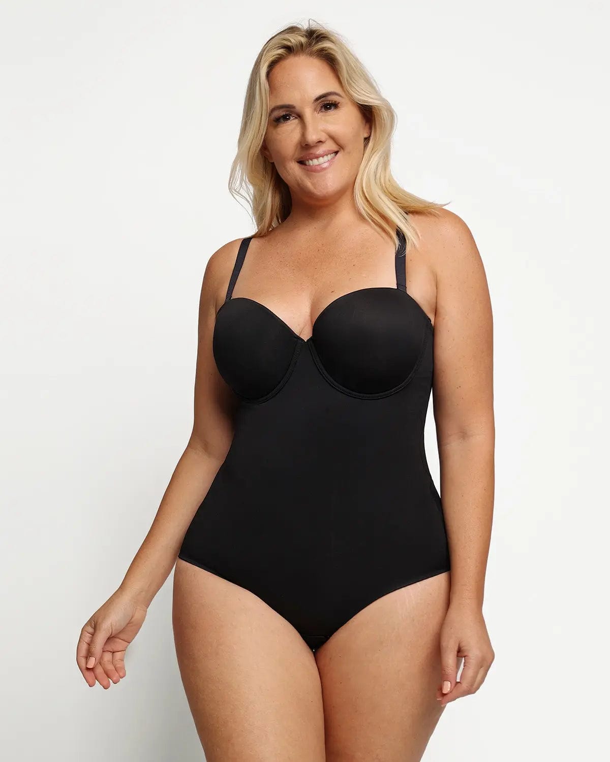 Luxury Cupped Mid-thigh Body Suit