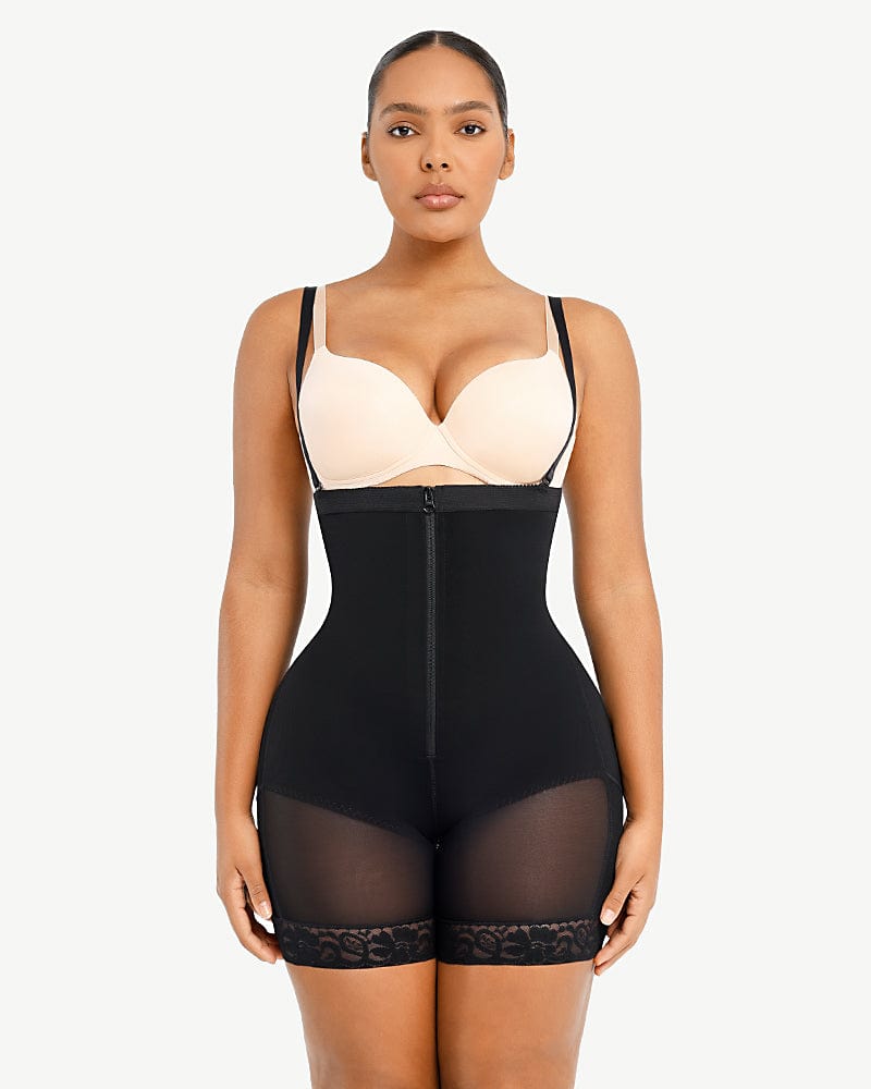Body Shaper Bodysuit With Compression And Lift, 4 Steel Boned Bra