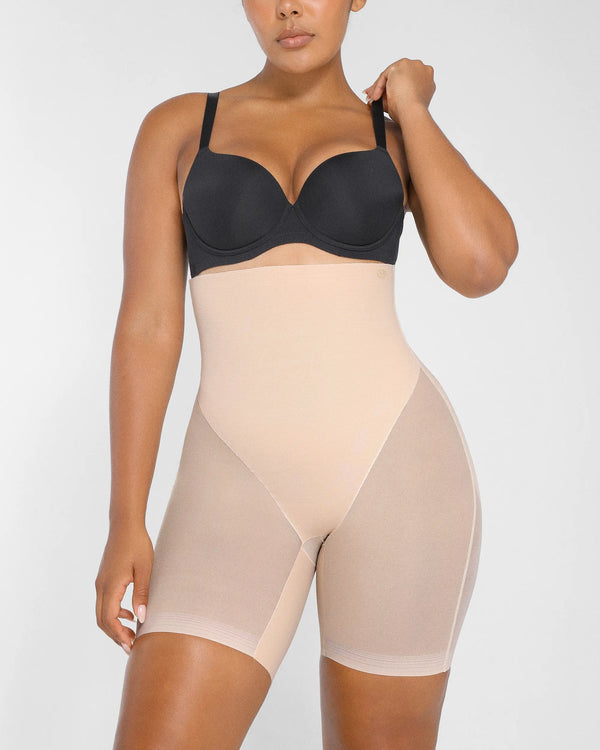 BOOT-YEAH™ MeshSmooth™ High-Waisted Mid Thigh Short