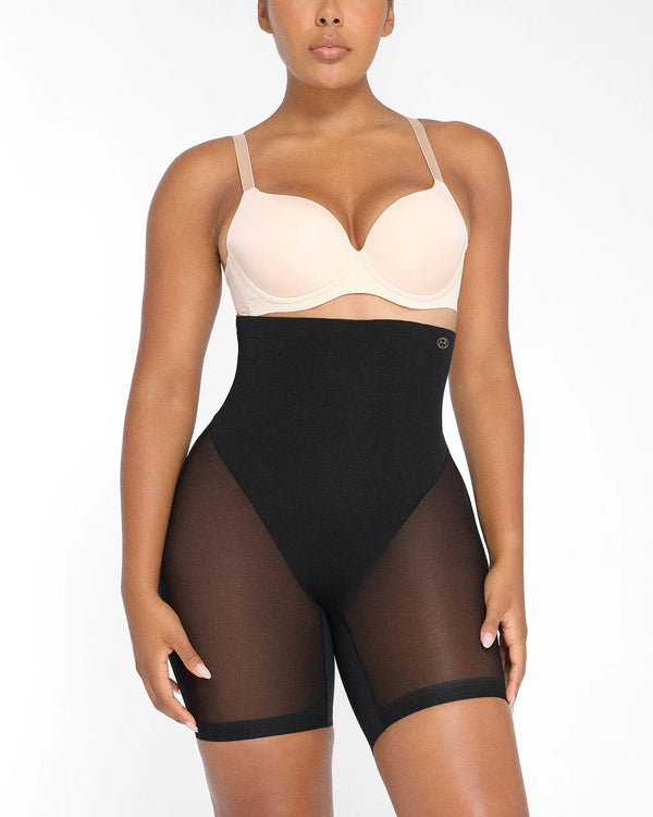 BOOT-YEAH™ MeshSmooth™ High-Waisted Mid Thigh Short