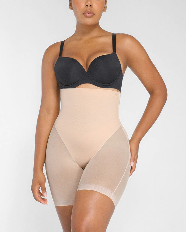 BOOT-YEAH™ MeshSmooth™ High-Waisted Mid Thigh Short