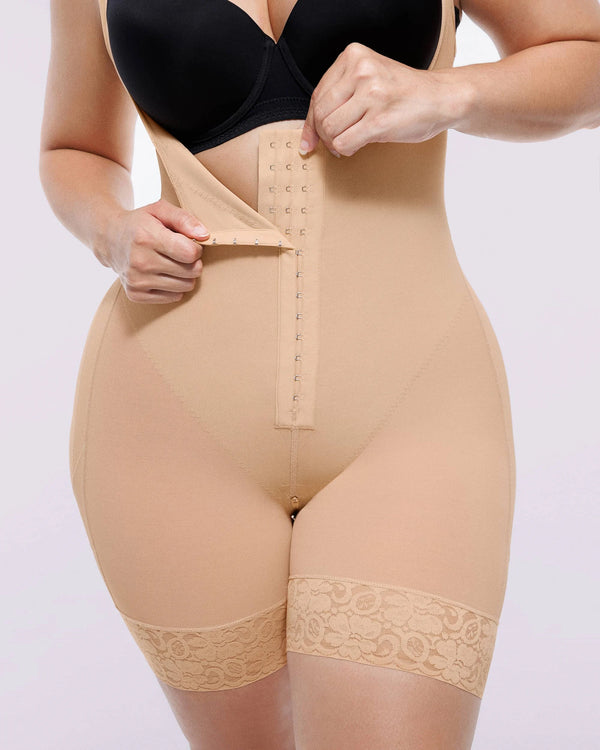 BOOT-YEAH™ AirSlim® Extreme Compression Open Bust Bodysuit