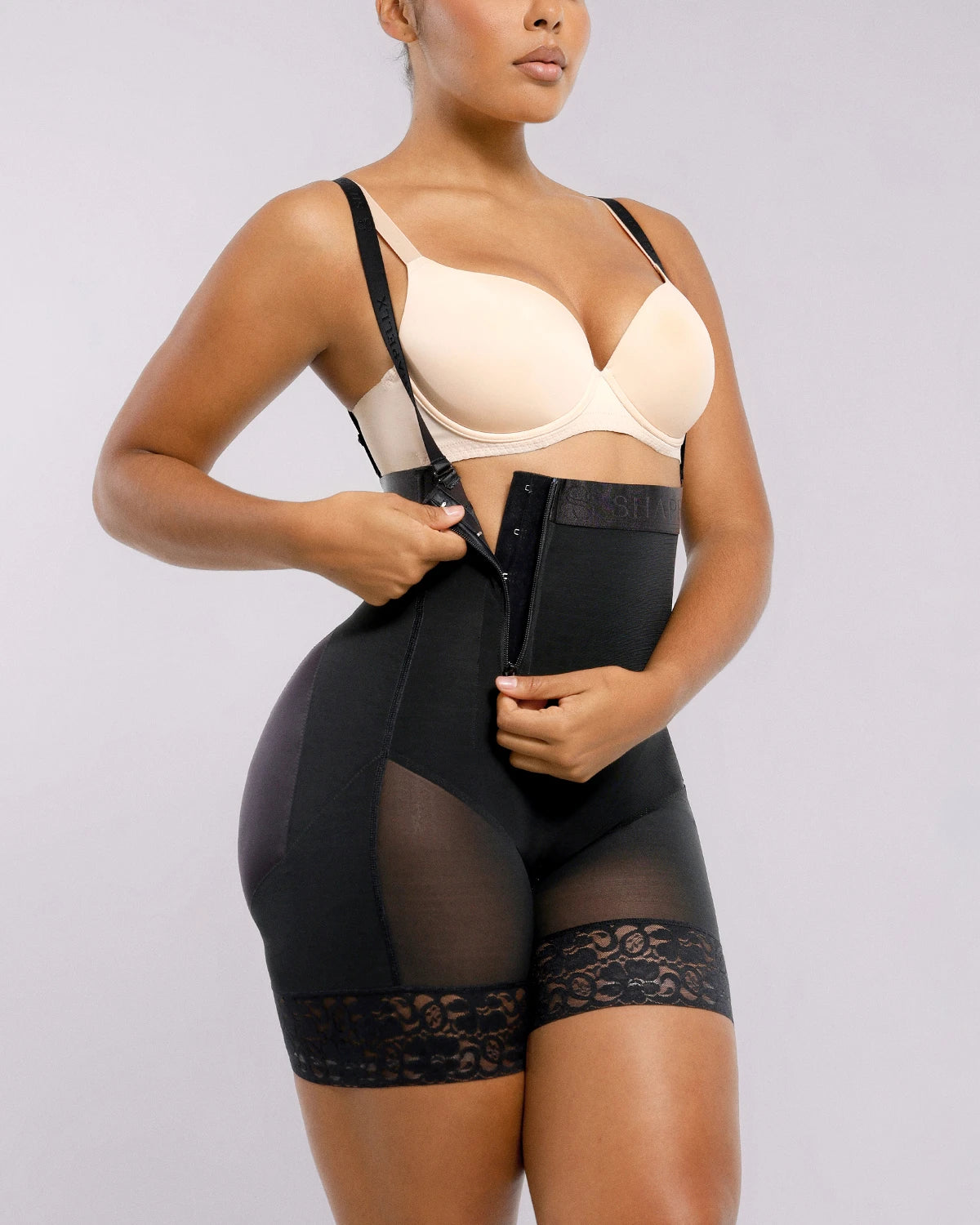 BOOT-YEAH™ AirSlim® Postpartum Side Zipper Support Short