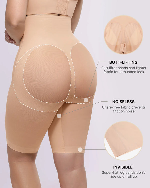 BOOT-YEAH™ MeshSmooth™ Butt-Lifting Above-Knee Short