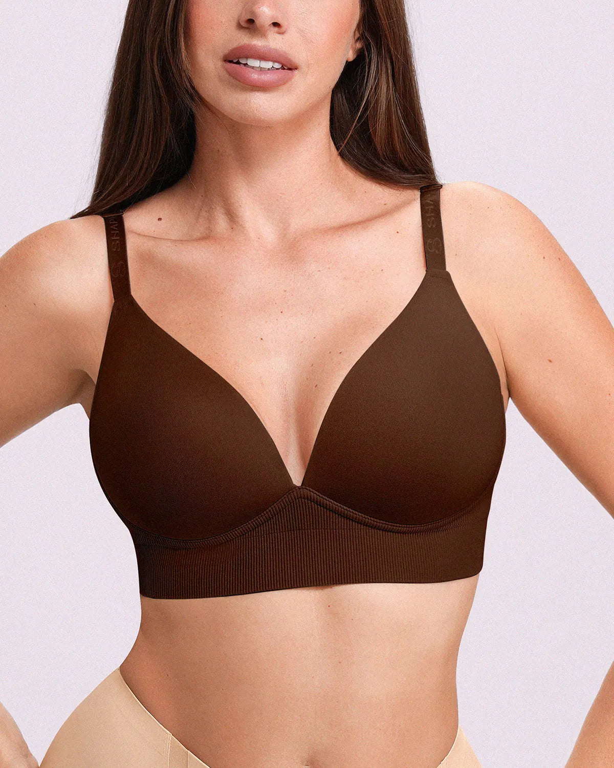 Back Smoothing Wireless Push-Up Bra