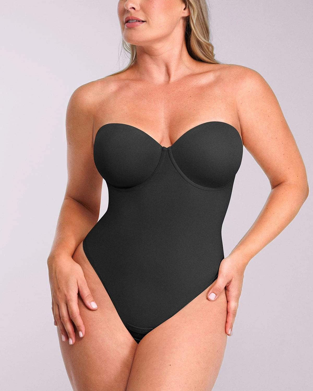 Bare Essentials AirSlim® Strapless Thong Bodysuit