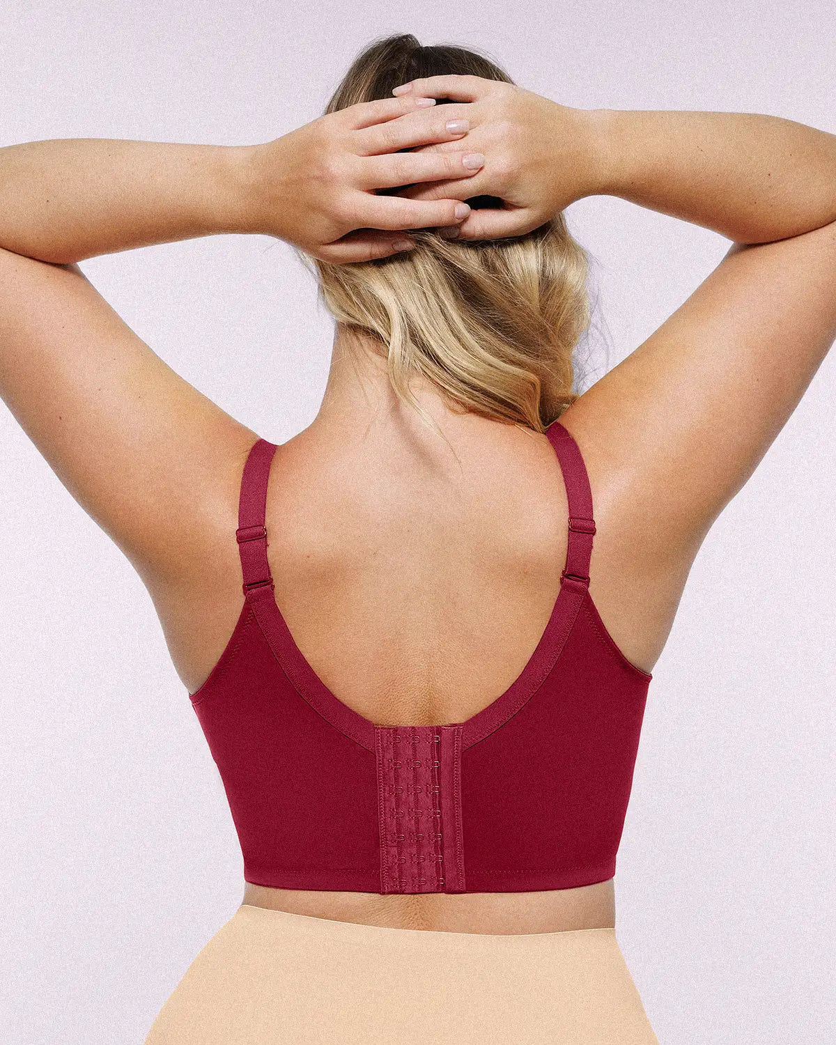 Smooth back design offering a comfortable and secure fit