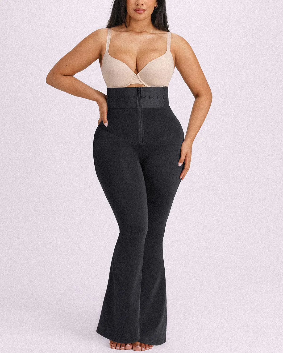 High-Waisted Tummy Control Flare Leggings
