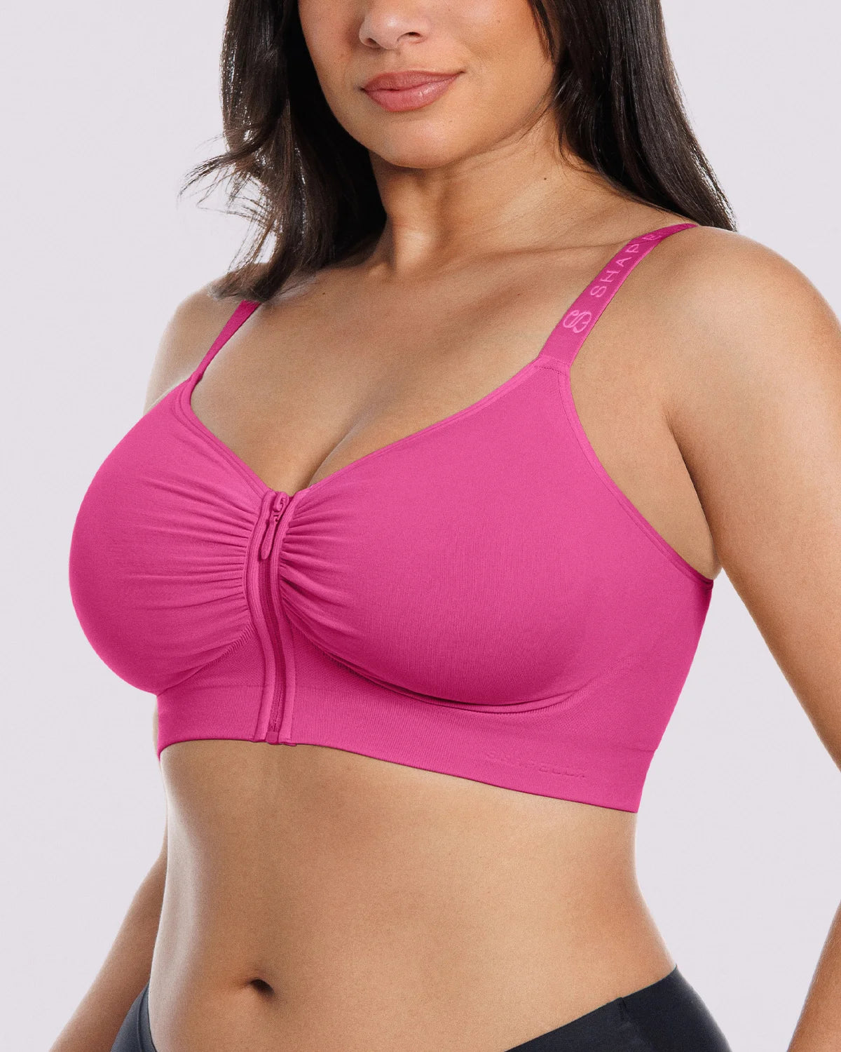 Bare Essentials™ Skin Flow™ Front-Zipper Wireless Bra