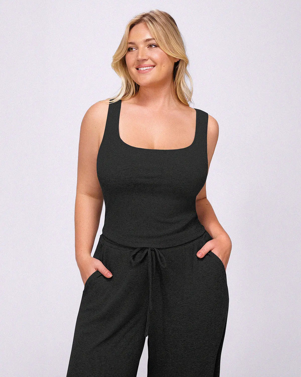 Bare Essentials™ Soft Modal Rib Pants Set