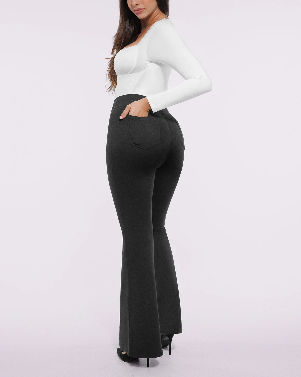 Bare Essentials™ AirSlim® Back Pocket Flare Work Pants