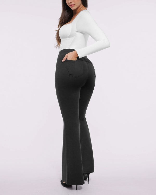 Bare Essentials™ AirSlim® Back Pocket Flare Work Pants