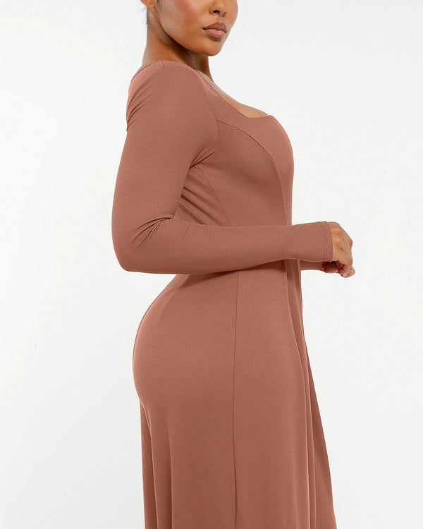 Bare Essentials™ AirSlim® Square Neckline Built-In Shaping Jumpsuit