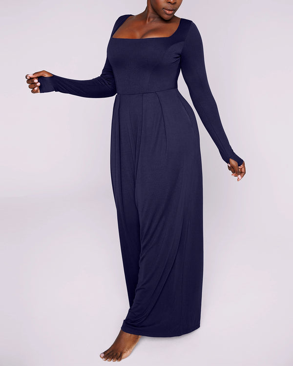 Bare Essentials™ AirSlim® Square Neckline Built-In Shaping Jumpsuit