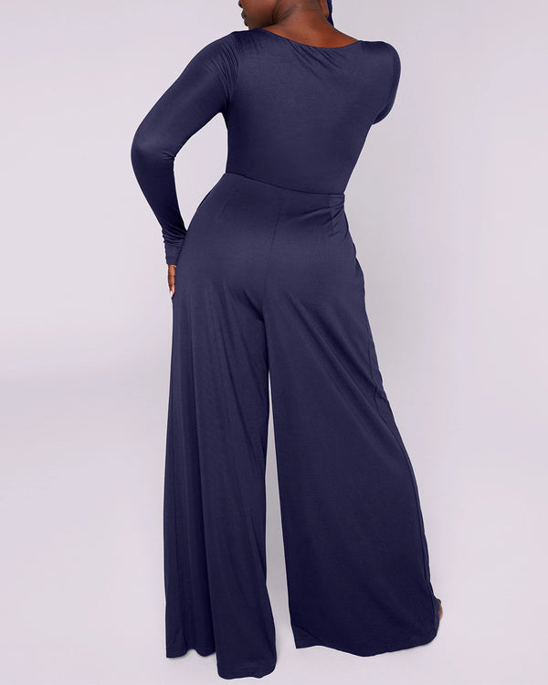 Bare Essentials™ AirSlim® Square Neckline Built-In Shaping Jumpsuit