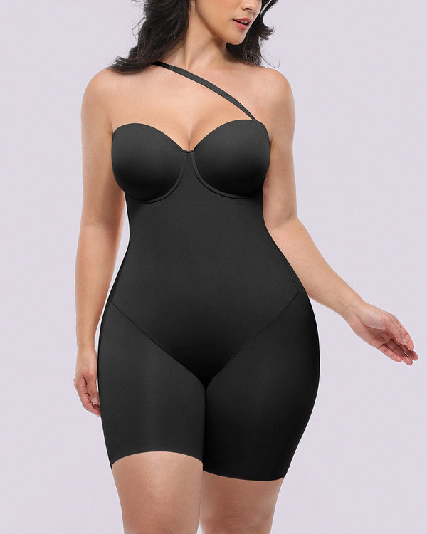 Bare Essentials AirSlim® Strapless Mid Thigh Bodysuit