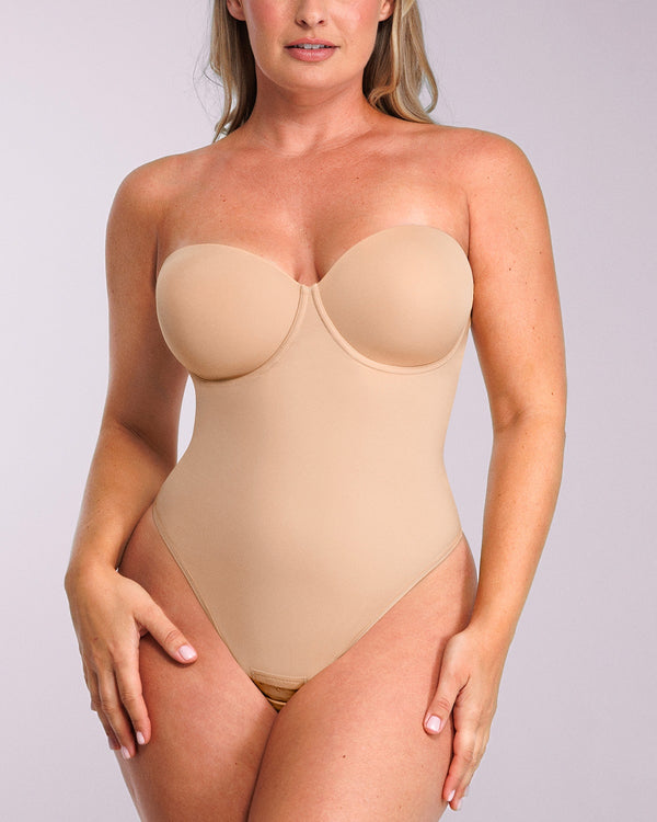 Bare Essentials AirSlim® Strapless Thong Bodysuit