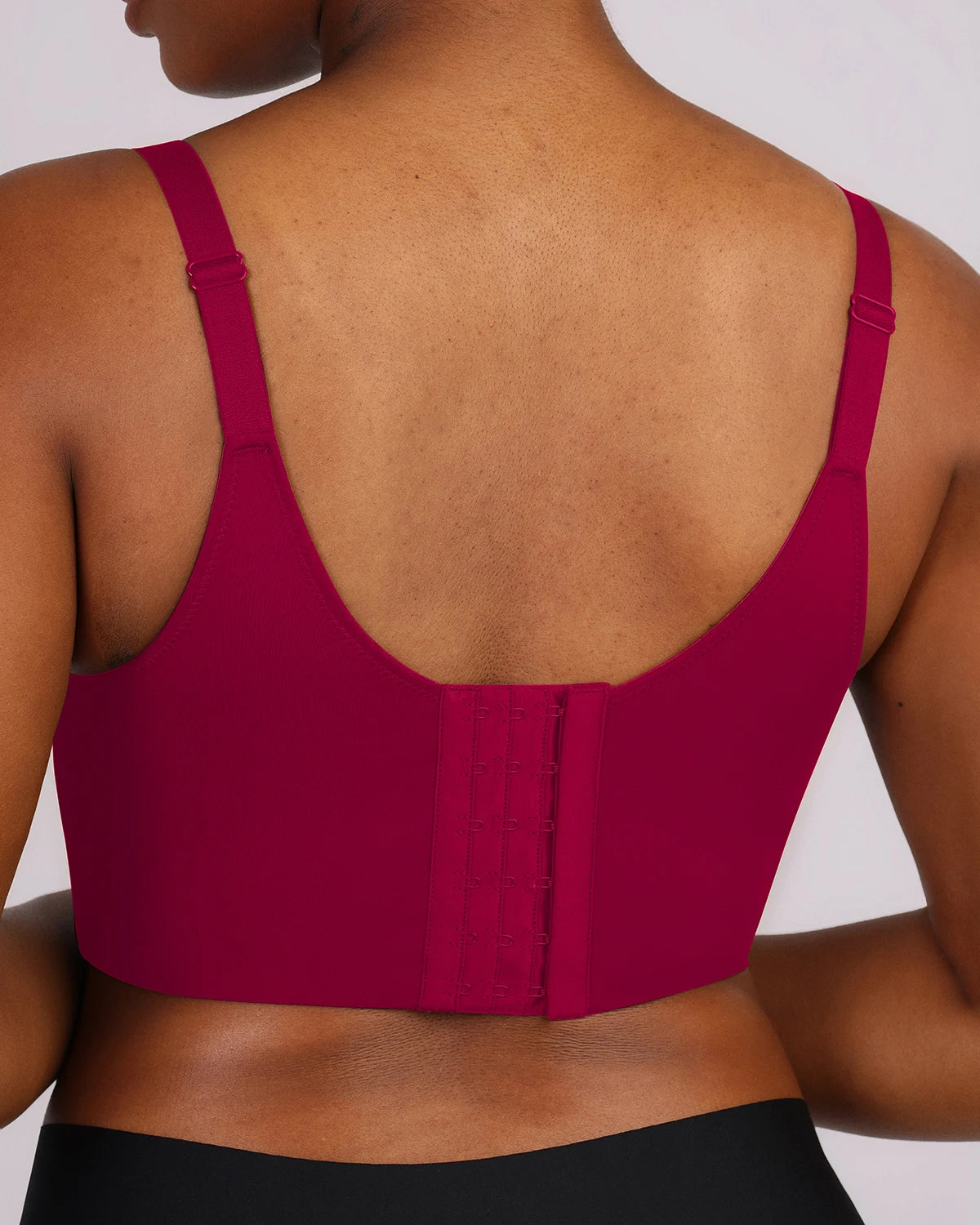 Smooth back design offering a comfortable and secure fit