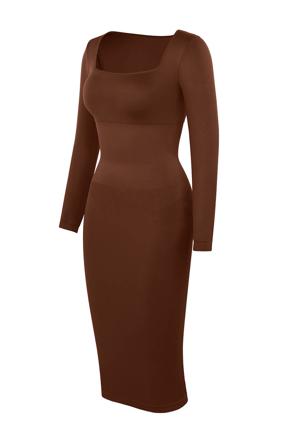 Built-In 360° Seamless Square Neck Shaper Dress