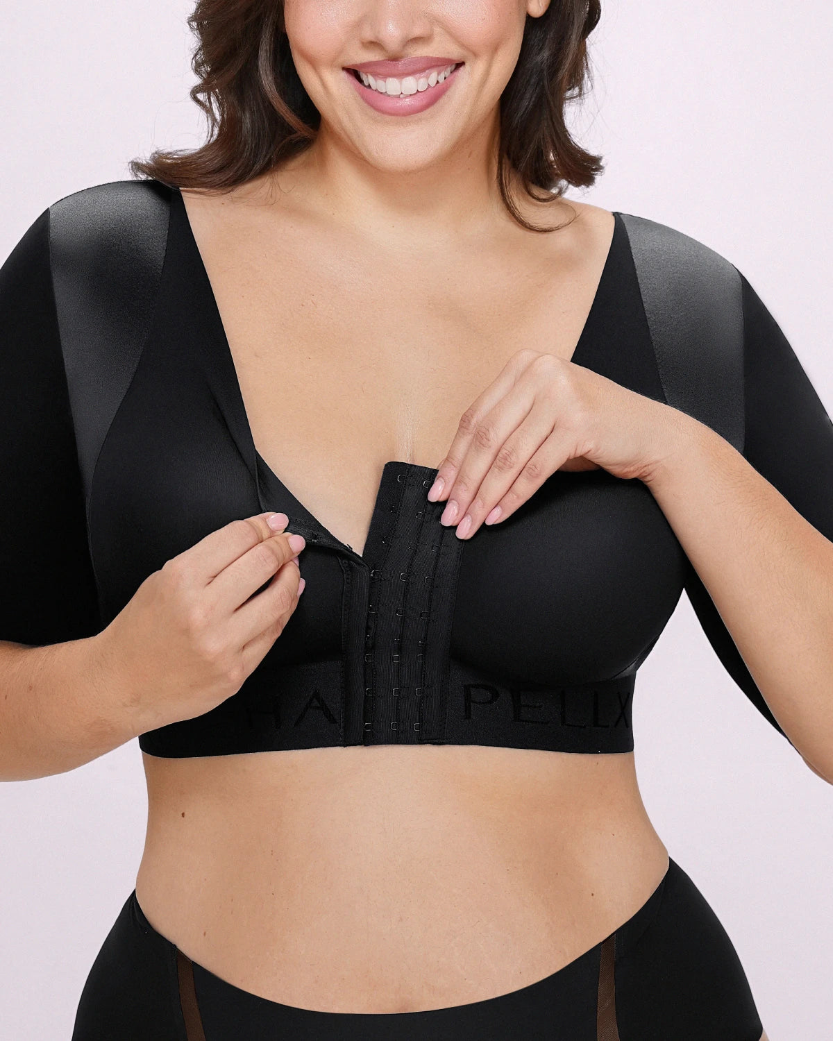 Elbow Sleeve Back Smoothing Top