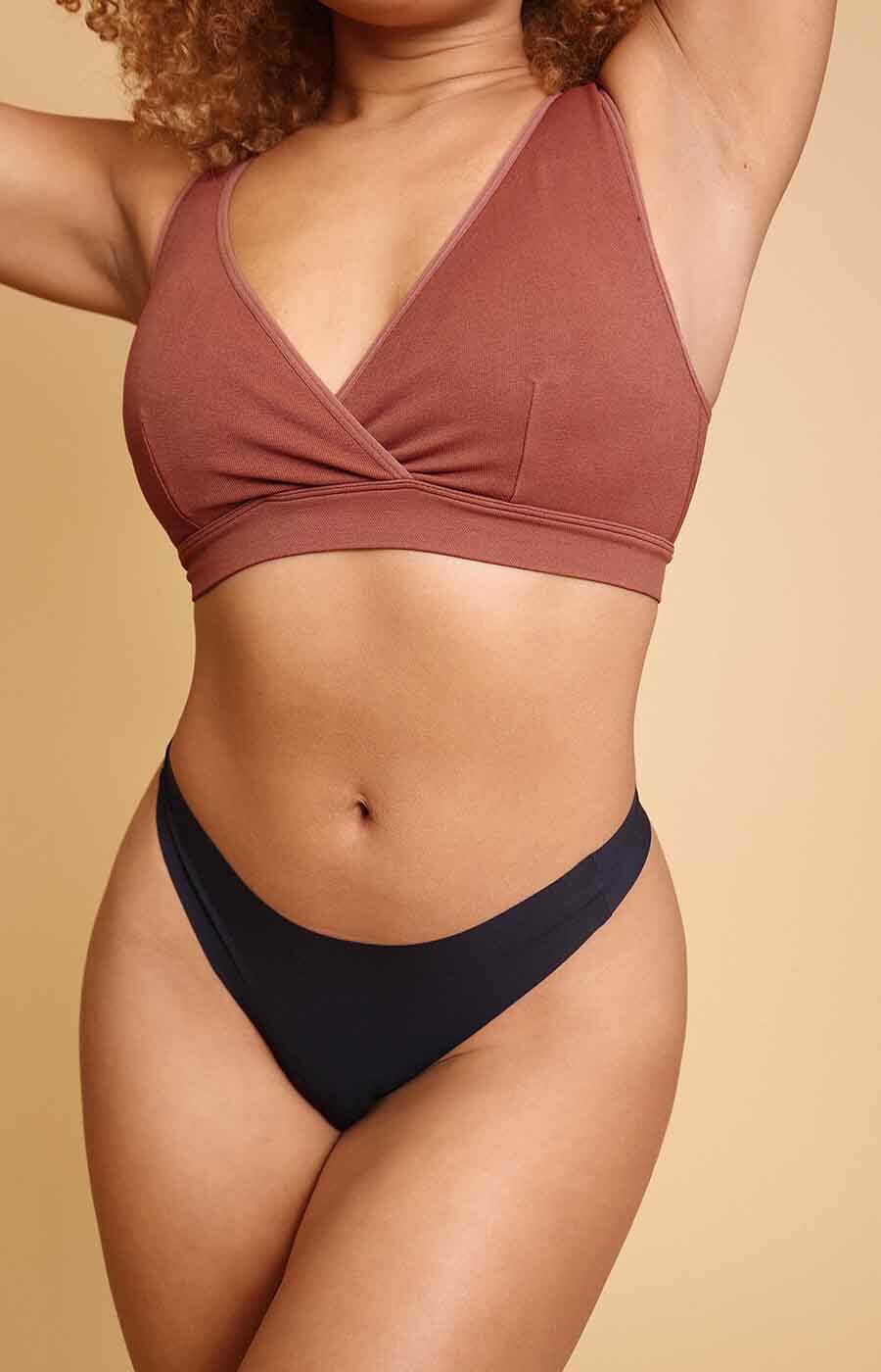 Fancy Summer Crossover Rib Bralette