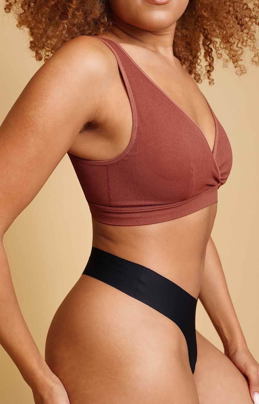 Fancy Summer Crossover Rib Bralette