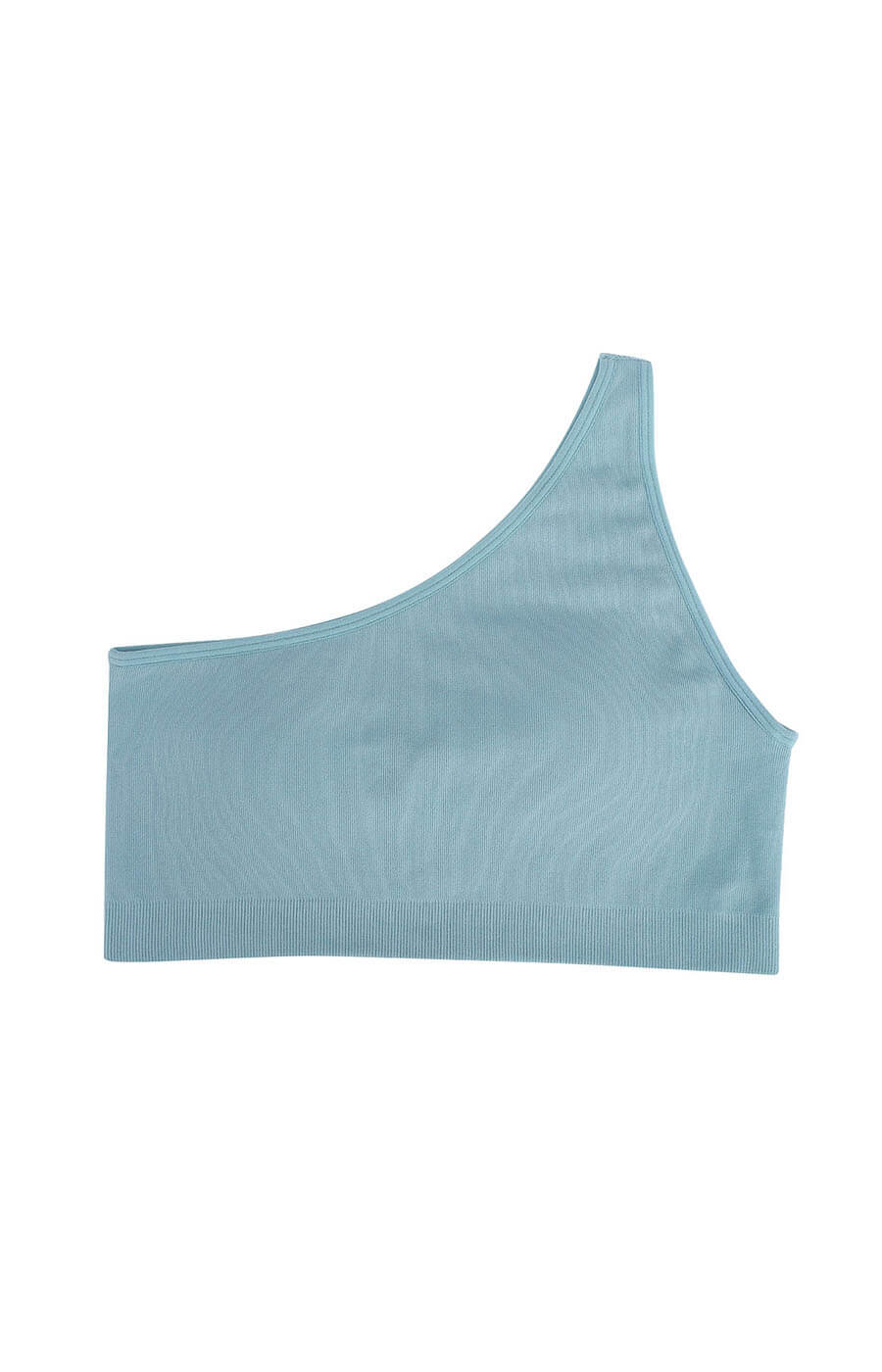 Fancy Summer Ribbed One Shoulder Bralette