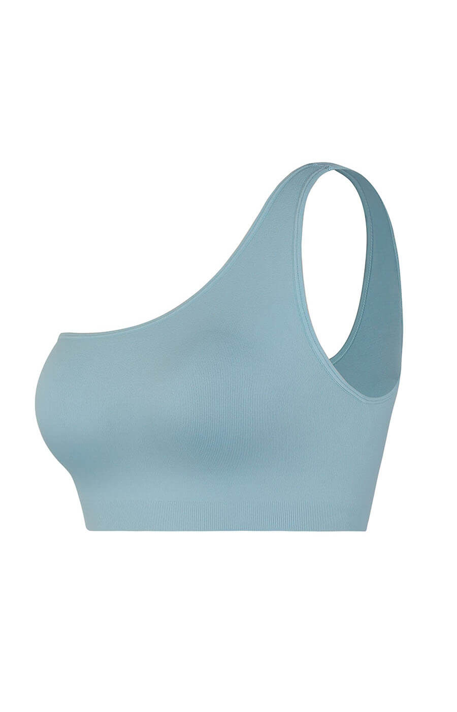 Fancy Summer Ribbed One Shoulder Bralette
