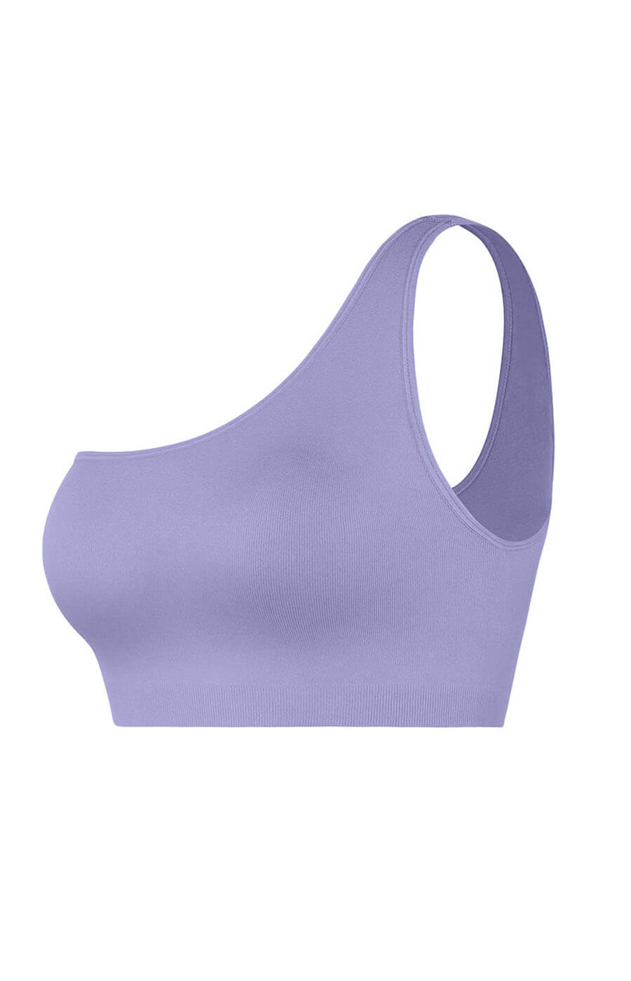 Fancy Summer Ribbed One Shoulder Bralette