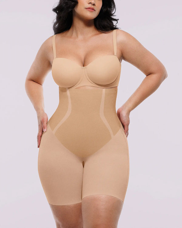 INNER ARMOR™ LYCRA®FitSense™ High-Waisted Mid Thigh Short