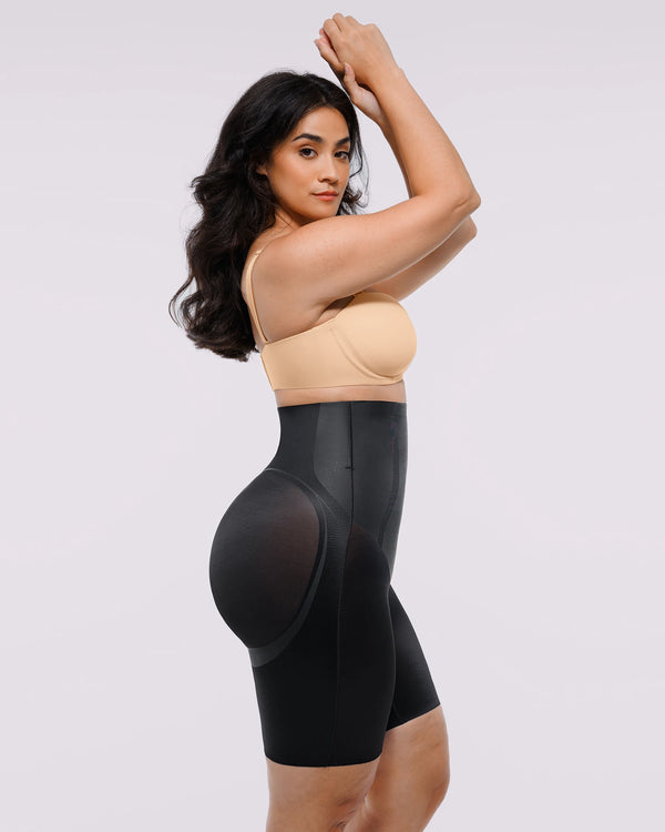 INNER ARMOR™ LYCRA®FitSense™ High-Waisted Mid Thigh Short