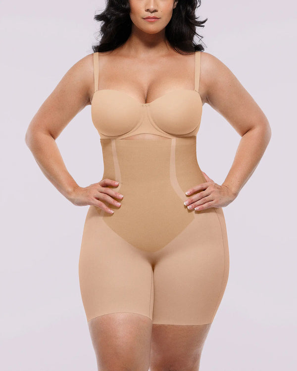 INNER ARMOR™ LYCRA®FitSense™ High-Waisted Mid Thigh Short