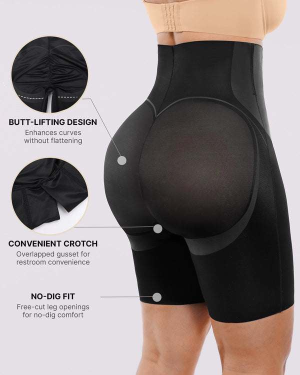 INNER ARMOR™ LYCRA®FitSense™ High-Waisted Mid Thigh Short