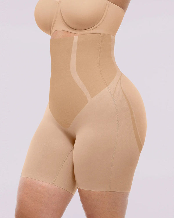 INNER ARMOR™ LYCRA®FitSense™ High-Waisted Mid Thigh Short