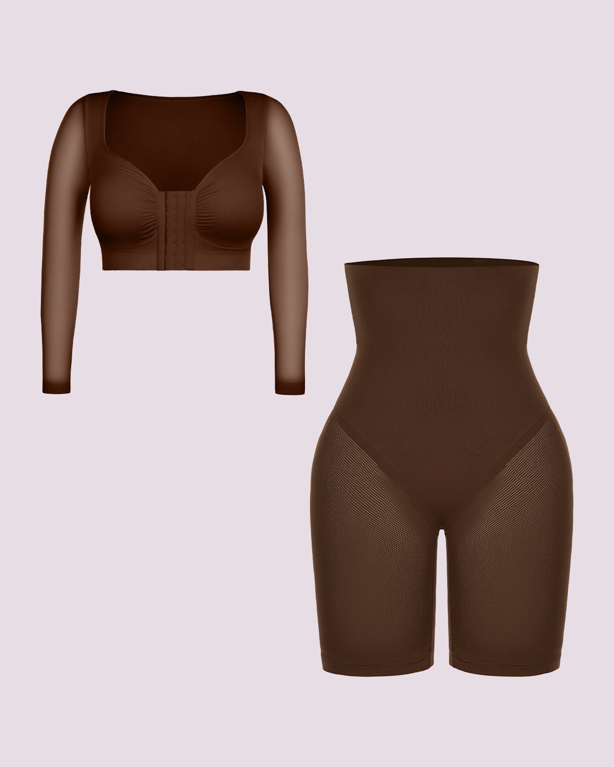MistWeave™ Back Smoothing Top + Tummy Control Short