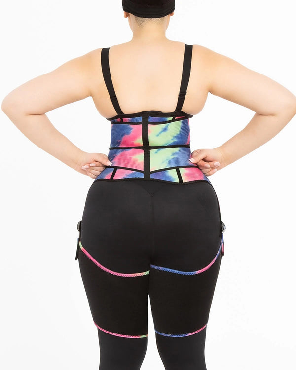 NeoSweat® AirSlim® 3 in 1 Tie Dye Waist and Thigh Trimmer Butt Lifter