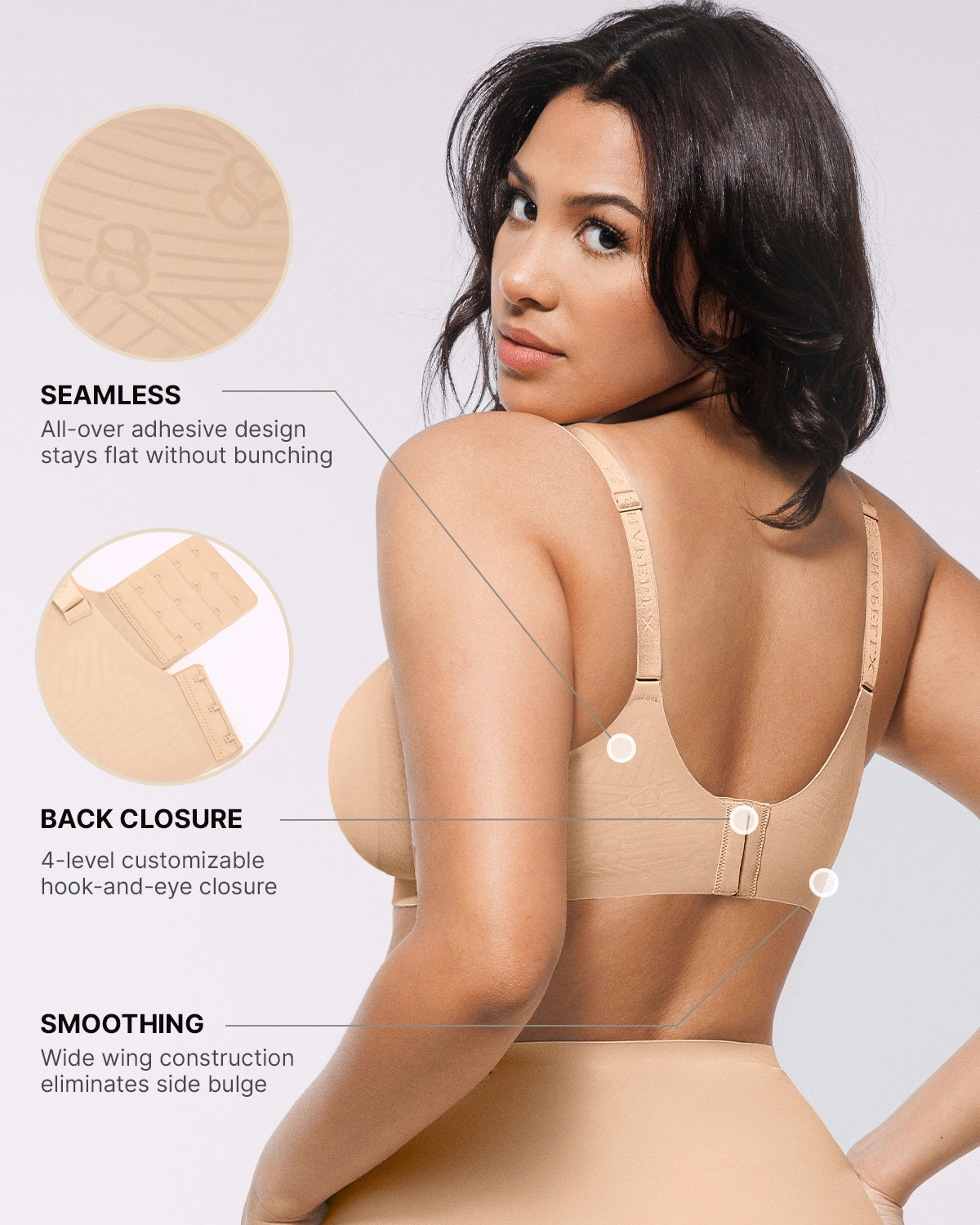 Seamless Smoothing Wireless Bra