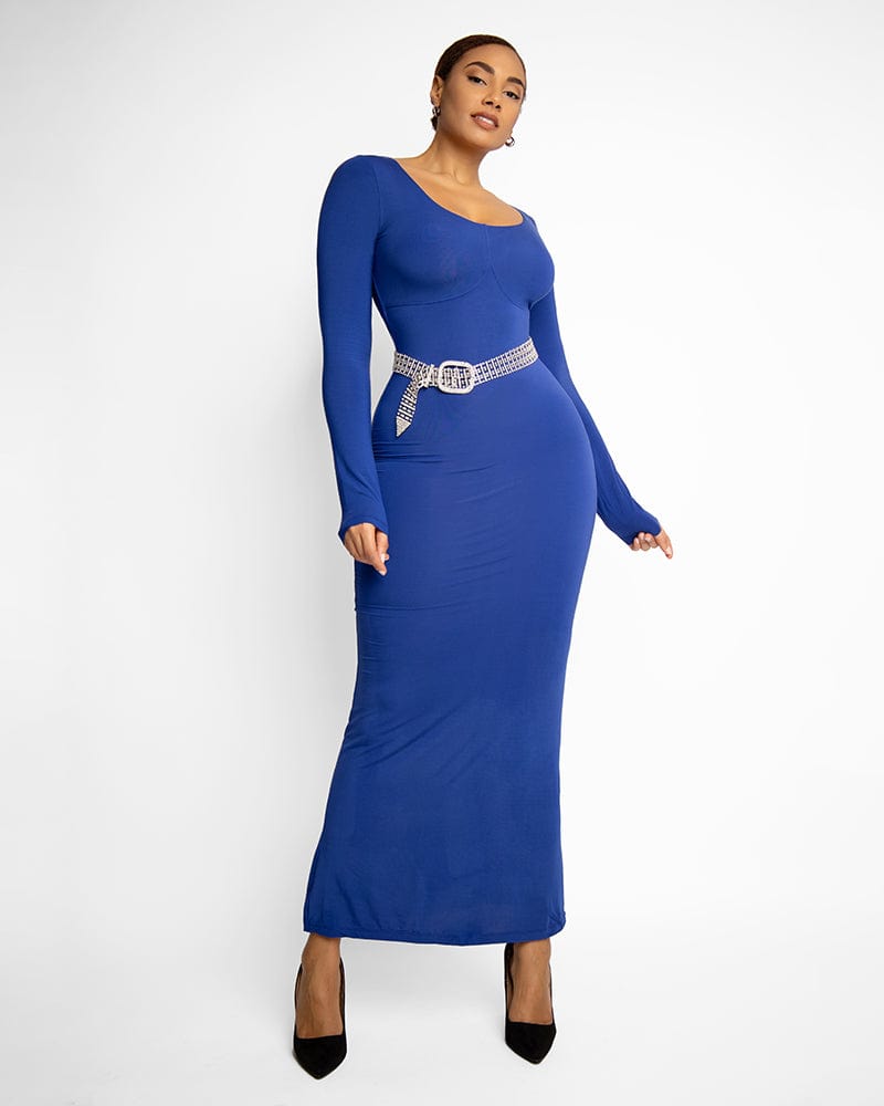 Slim Fit Shaping Maxi Dress