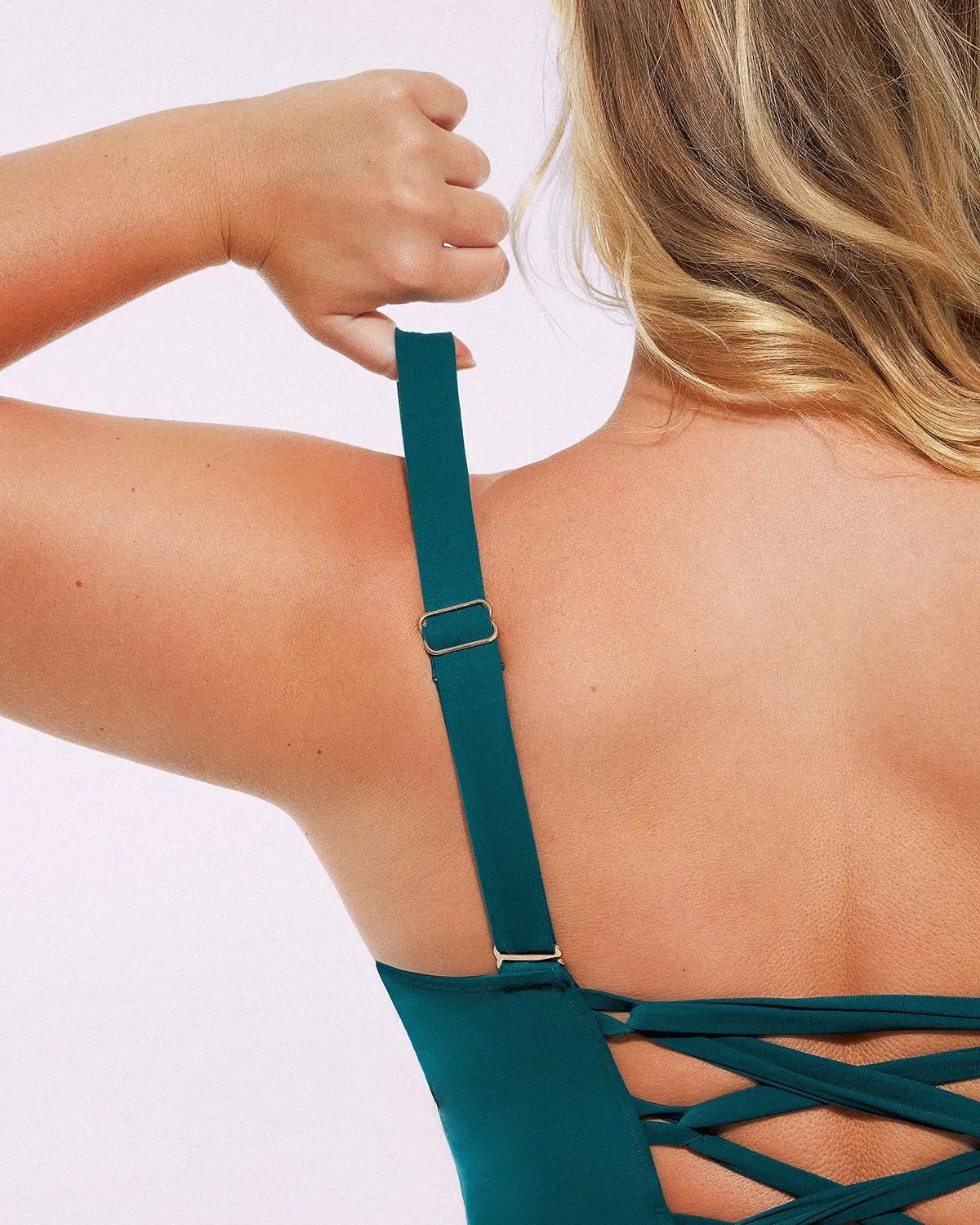 Swimwear with adjustable straps