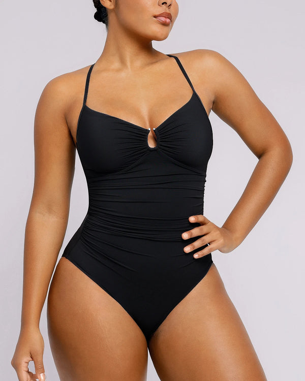 Smart Sculpt™ U-Ring Cut Out Shaping Swimsuit