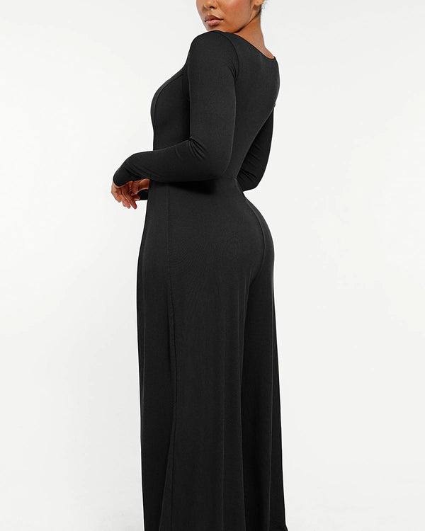 Bare Essentials™ AirSlim® Square Neckline Built-In Shaping Jumpsuit