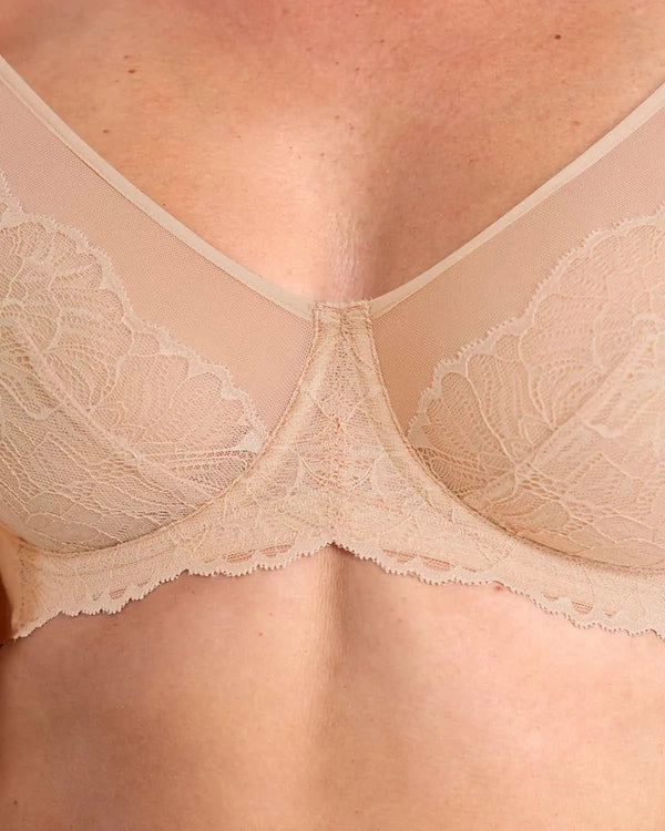Bare Essentials™ AirSlim® Supportive Unlined Lace Underwired Bra