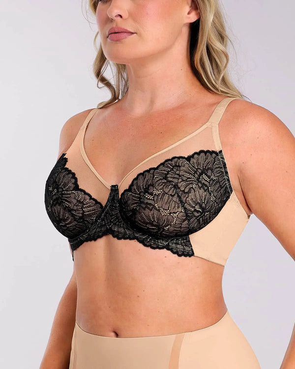 Bare Essentials™ AirSlim® Supportive Unlined Lace Underwired Bra