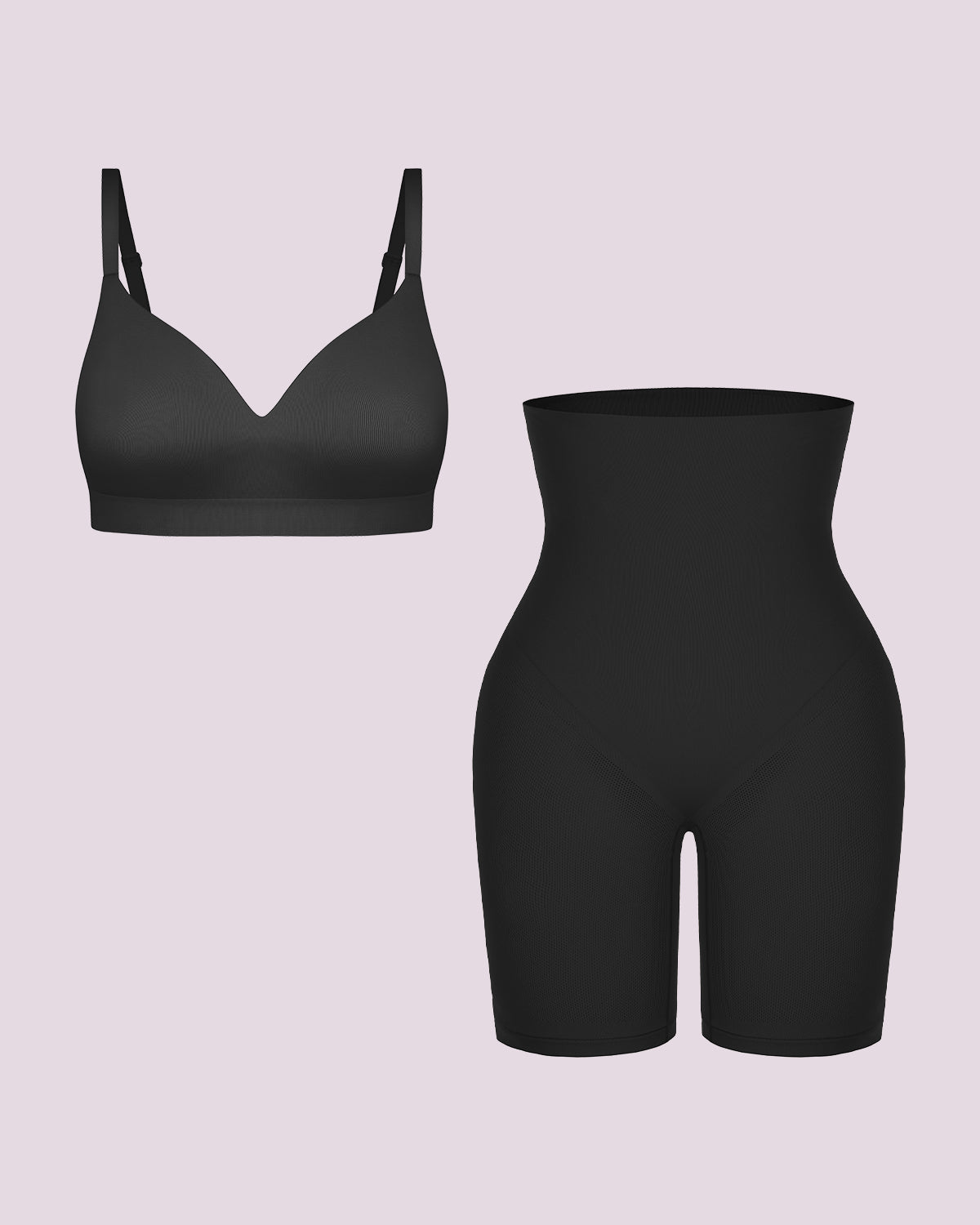 T-Shirt Bra + Tummy Control Short Bundle