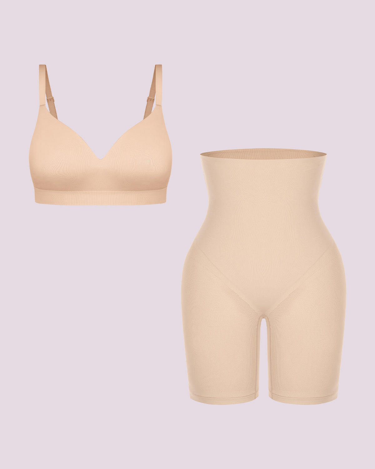 T-Shirt Bra + Tummy Control Short Bundle