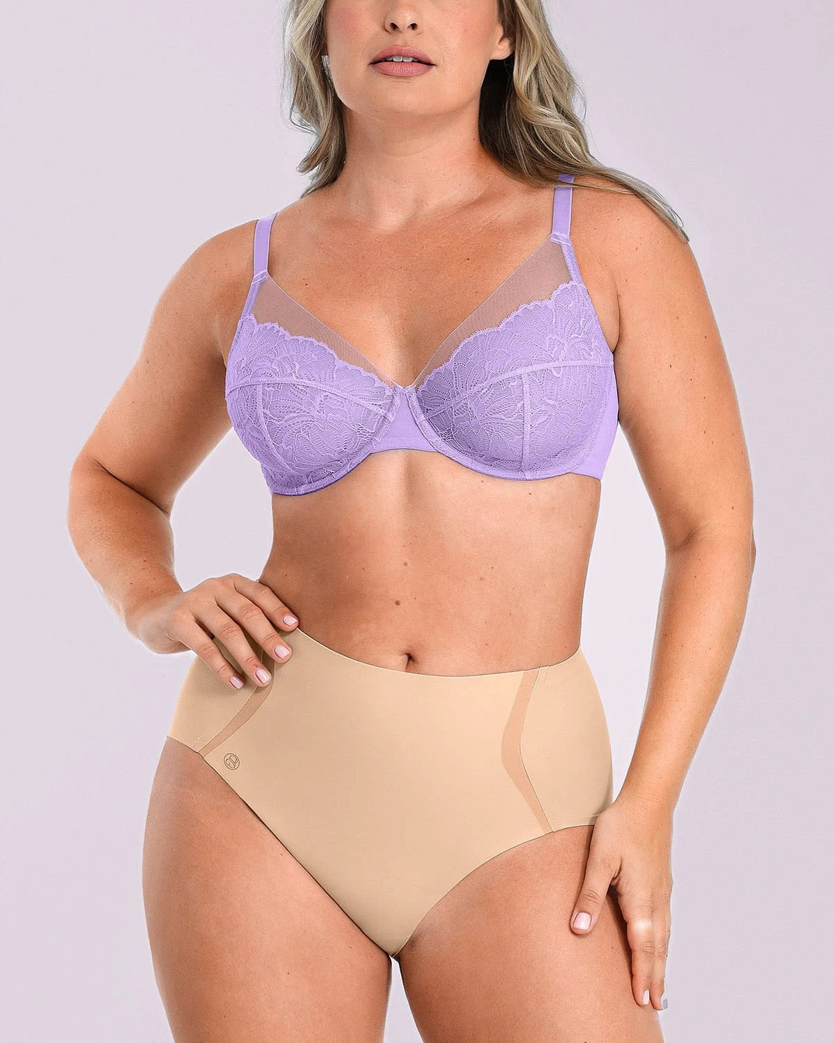 Unlined Lace Underwired Uplift Bra