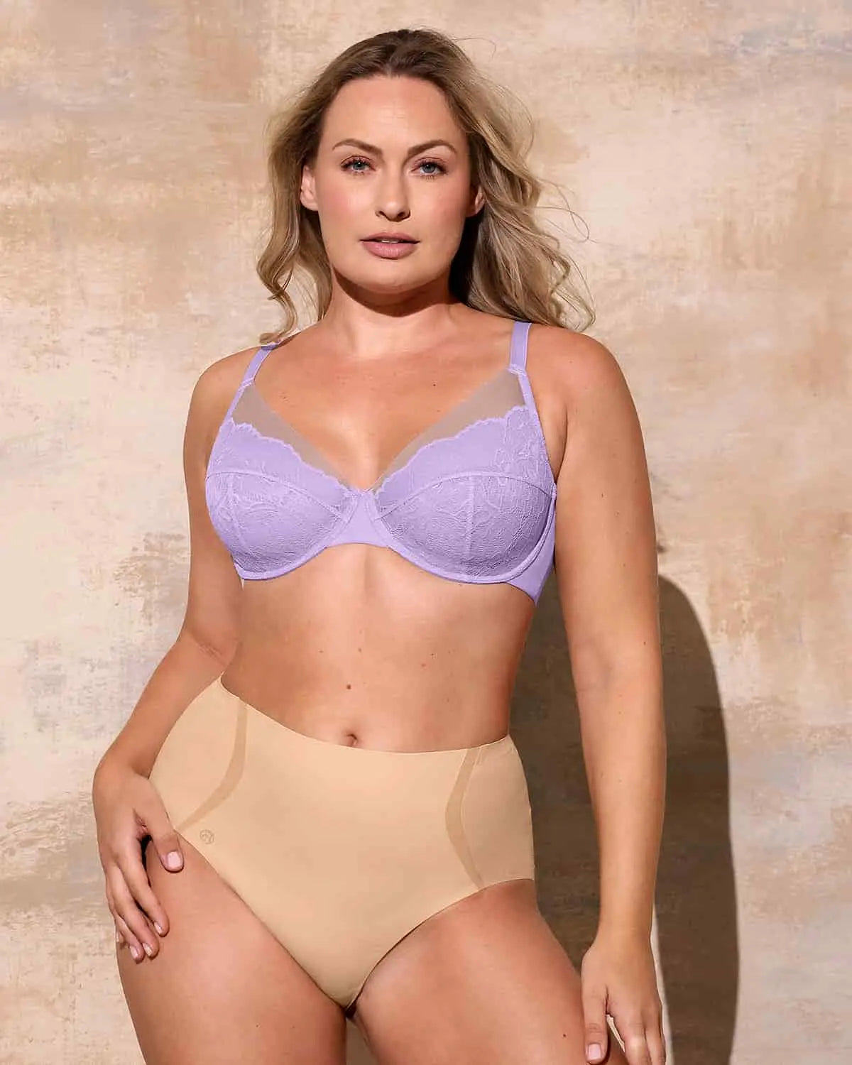 Unlined Lace Underwired Uplift Bra
